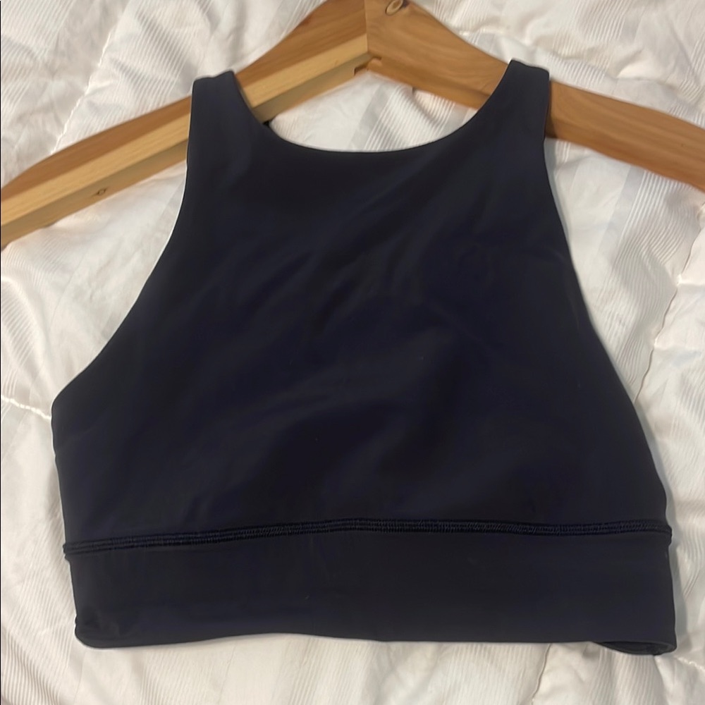 lululemon athletica Navy Blue Crop Top